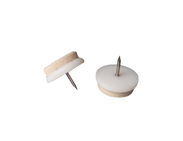Kluzák se zataveným filcem bílý 32mm (bílý filc pr.28mm)