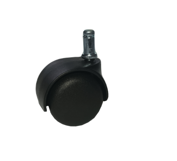 50mm kolečko (čep 11x20) bez brzdy, černé - (uzavřené)