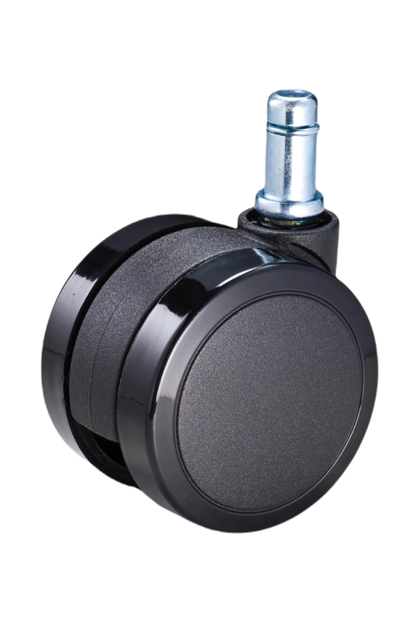 60mm kolečko s 11mm čepem (bez brzdy) - černé