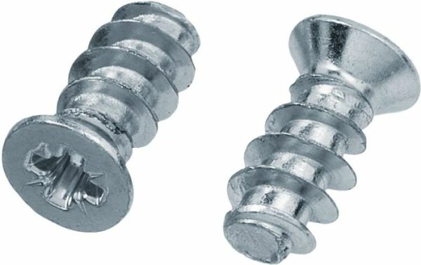 Eurošroub 6x8mm, eurozávit, Pz, Zn, zápustná hlava