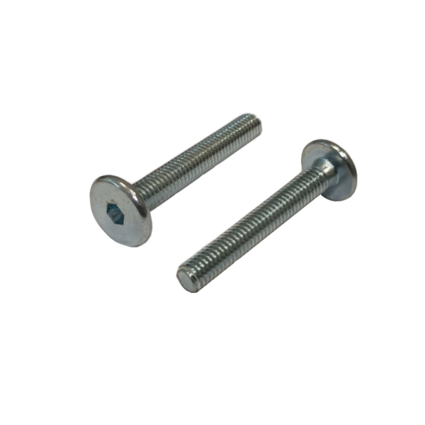 Nábytkový šroub M6x40/pr.15mm - plochá hlava (304262) Babybay, celý závit