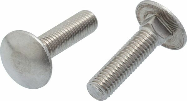 Šroub M6x30mm, celý závit, půlkulatá hlava, čtvercový krk (po kg)