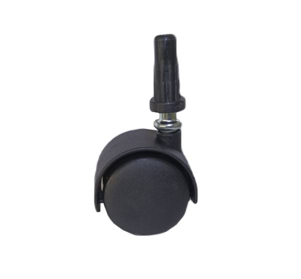 40mm kolečko-bez brzdy (8mm čep+pl.insert)-černé
