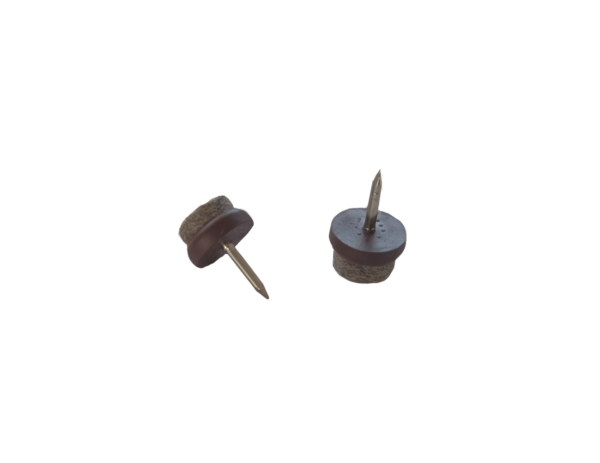 Kluzák se zataveným filcem hnědý, pr.21mm, (filc pr.17mm)