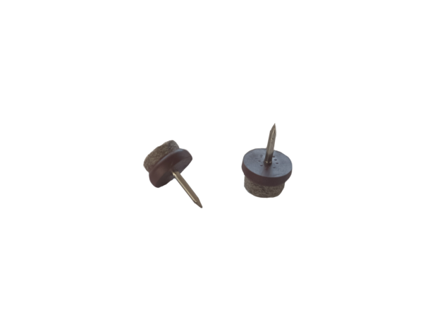 Kluzák se zataveným filcem hnědý pr.17mm (filc pr.14mm)