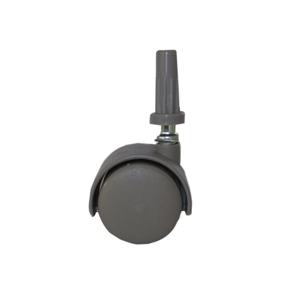40mm kolečko-bez brzdy (8mm čep+pl.insert)-šedé