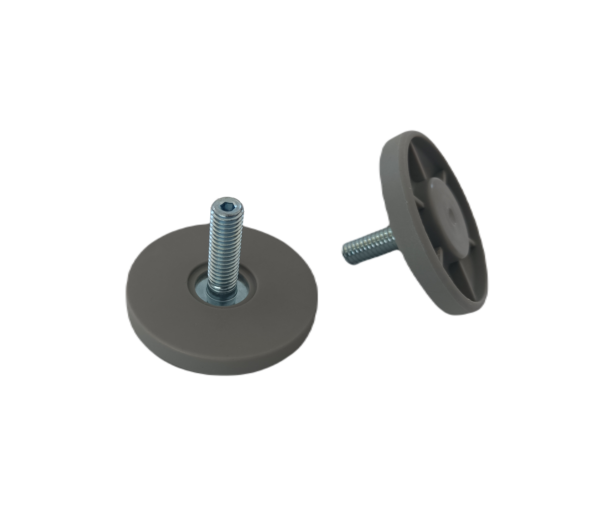 Stavitelný kluzák M8x24, pr.50x8mm, (Zn), šedá