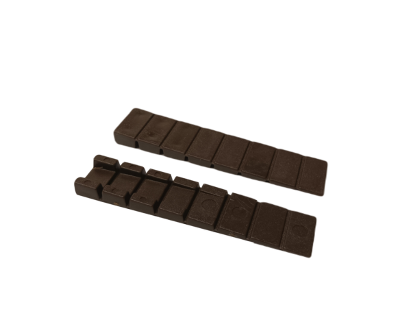 Plastová zarážka dveří (100x20mm)-hnědá (1ks)