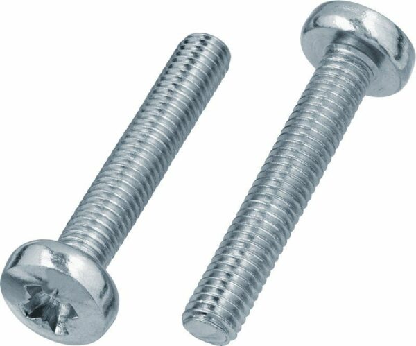 Šroub M6x16mm s půlkulatou hlavou, Pz, Zn