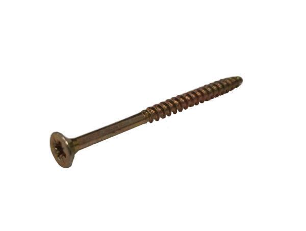 Vrut 3,5x50mm se zápustnou hlavou, PZ, žlutý Zn