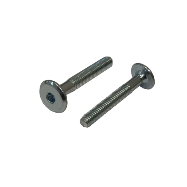 Nábytkový šroub M6x40mm, plochá hlava, částečný závit