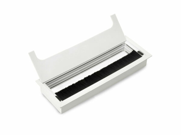 Hliníková obdélníková průchodka 269x80mm – bílá (5 ks) - Image 2