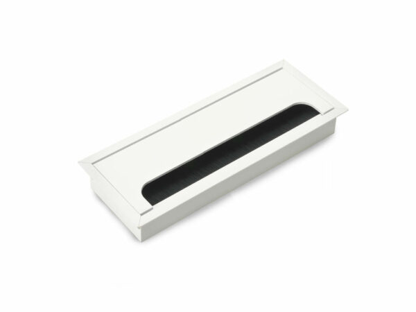 Hliníková obdélníková průchodka 269x80mm – bílá (5 ks)