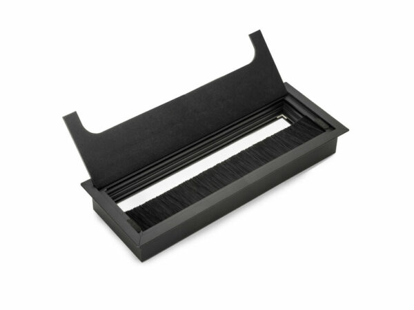 Hliníková obdélníková průchodka 269x80mm – černá (5 ks) - Image 2