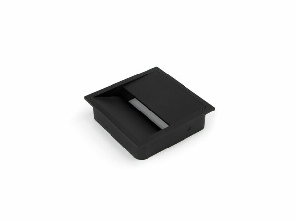 Plastová čtvercová průchodka 85x85mm - černá (15 ks)