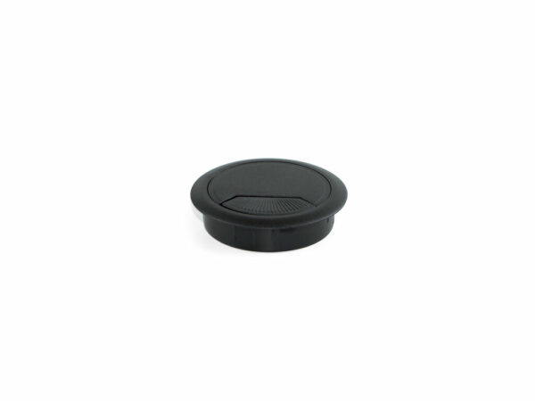 Kulatá průchodka Ø80mm – černá (100 ks)